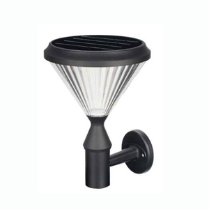 LUZ DE PARED SOLAR blanca para exteriores con interruptor